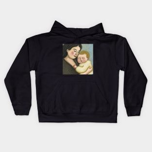 A mother and her baby Kids Hoodie